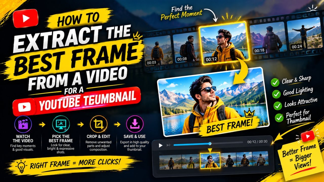 How to extract the best frame from a video for a YouTube thumbnail