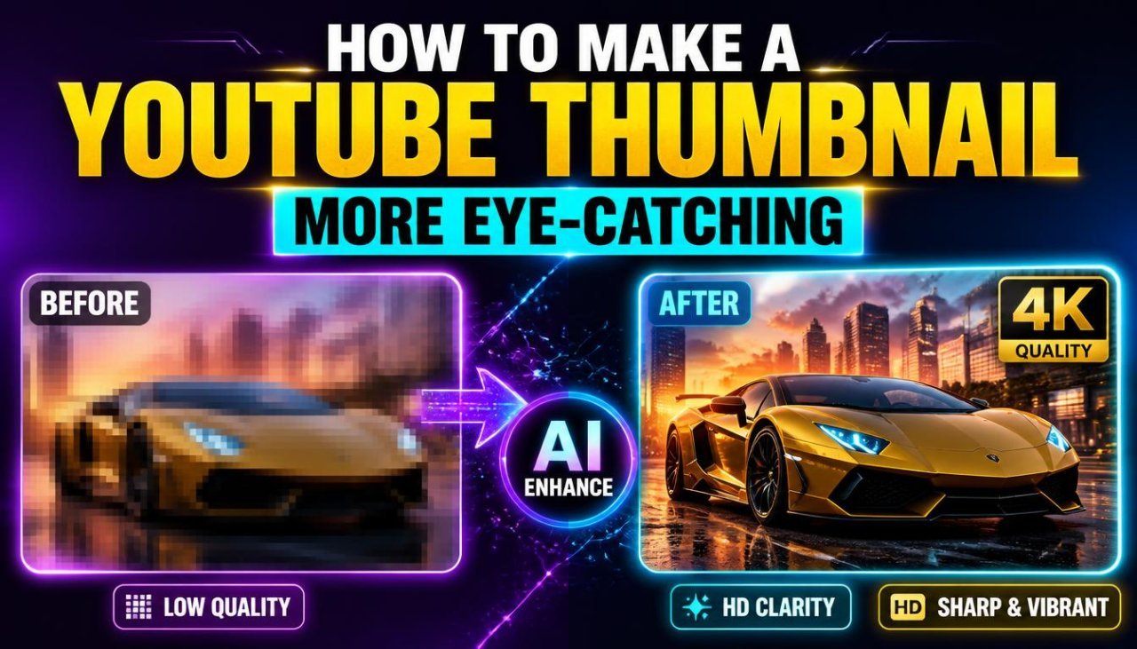 How to make a YouTube thumbnail more eye-catching with engaging design elements