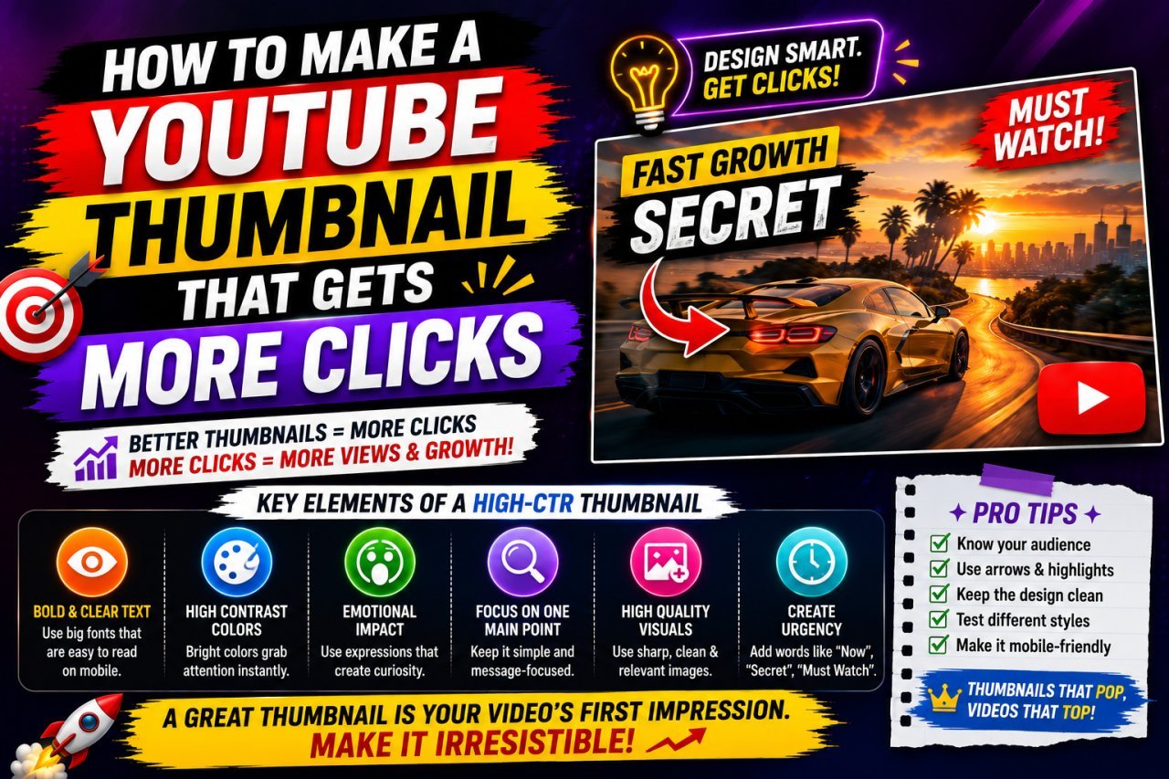 How to make a YouTube thumbnail that gets more clicks
